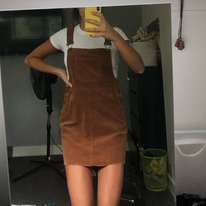 BOOHOO CORDUROY DRESS